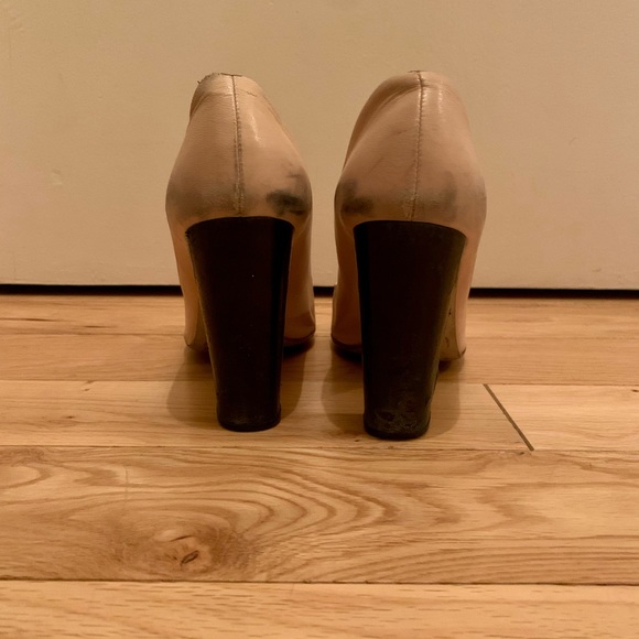 J.Crew tan and black color block pumps - Picture 3 of 6